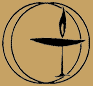 A flaming chalice, a symbol of the Unitarian Universalist church
