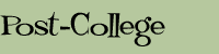 Post-College
